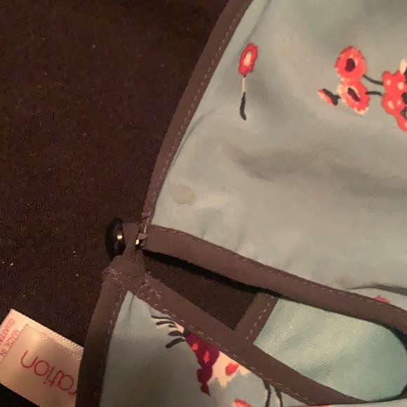 Xhilaration Vintage Style Turquoise Floral Dress - Picture 11 of 11